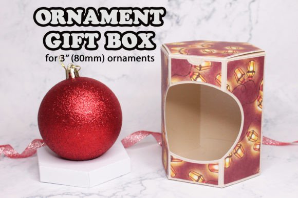 3 Round Ornament Box Svg: A 3D SVG for Christmas Crafts
