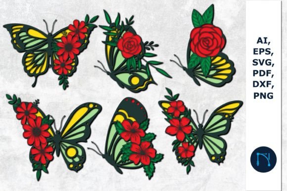 3D SVG Shapes: Butterfly Flowers Review