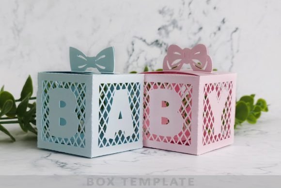 Baby Shower Favor Box: 3D SVG Gift Boxes