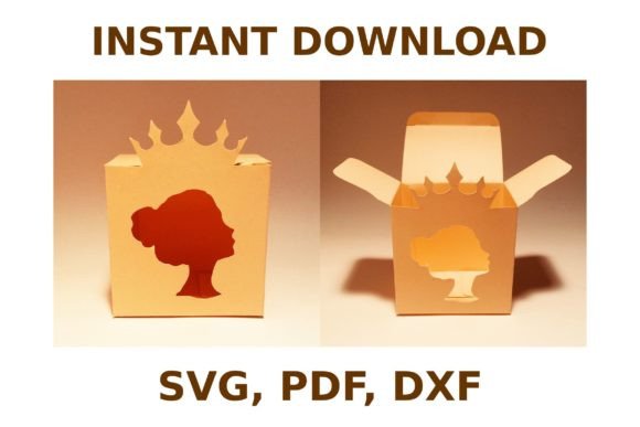 Cosmetic Box Template: 3D SVG Shapes for Packaging