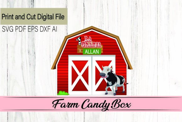 Farm Candy Box: 3D SVG Shapes for Editorial Use