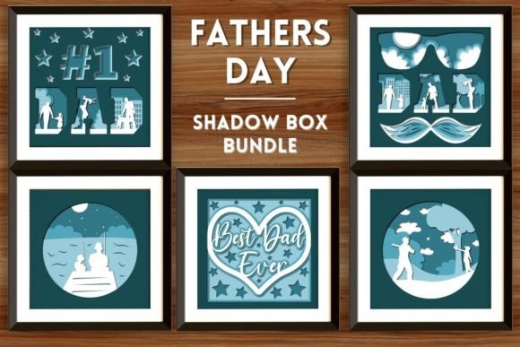 Fathers Day Shadow Box: A 3D SVG Review
