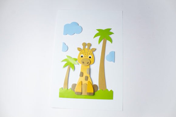 Giraffe 3D SVG: A Playful Asset for Kids Crafts