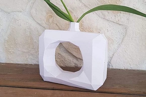 Holy Square Paper Vase: 3D SVG Flowers Review