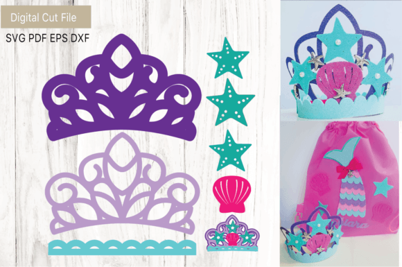 Mermaid Crown: A 3D SVG for Shapes