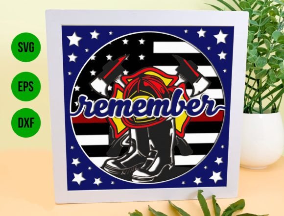 Review: Firefighter 3D SVG for Shadow Boxes