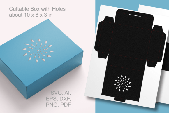 Snow Crystal Favor Box: A 3D SVG for Shapes