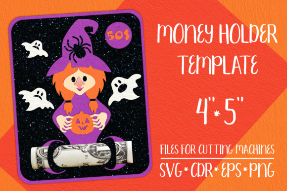 Witch Halloween Card Money Holder: 3D SVG Shapes Review
